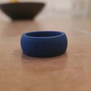 Men's Qalo True Blue Q2X Silicone Ring